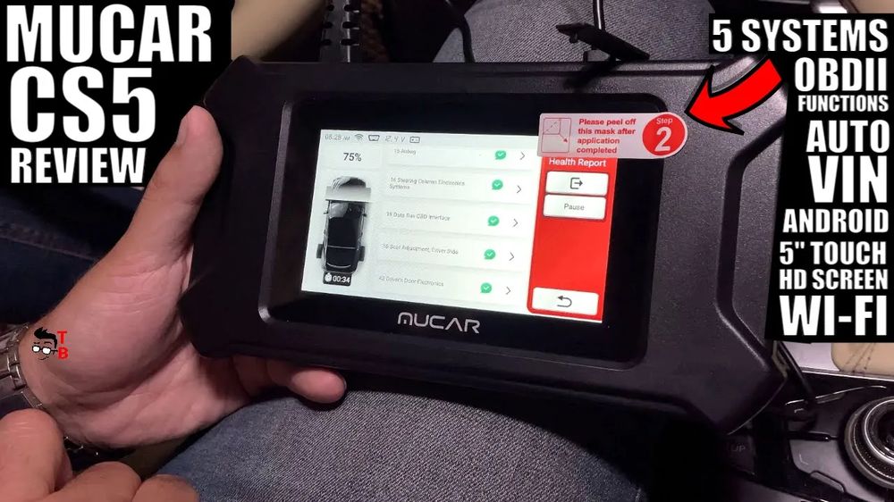 MUCAR CS5 REVIEW: OBD2 Scanner with 5 Systems Diagnosis!