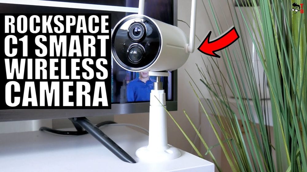 Outdoor Security Camera With Battery and Spotlight! Rockspace C1 REVIEW
