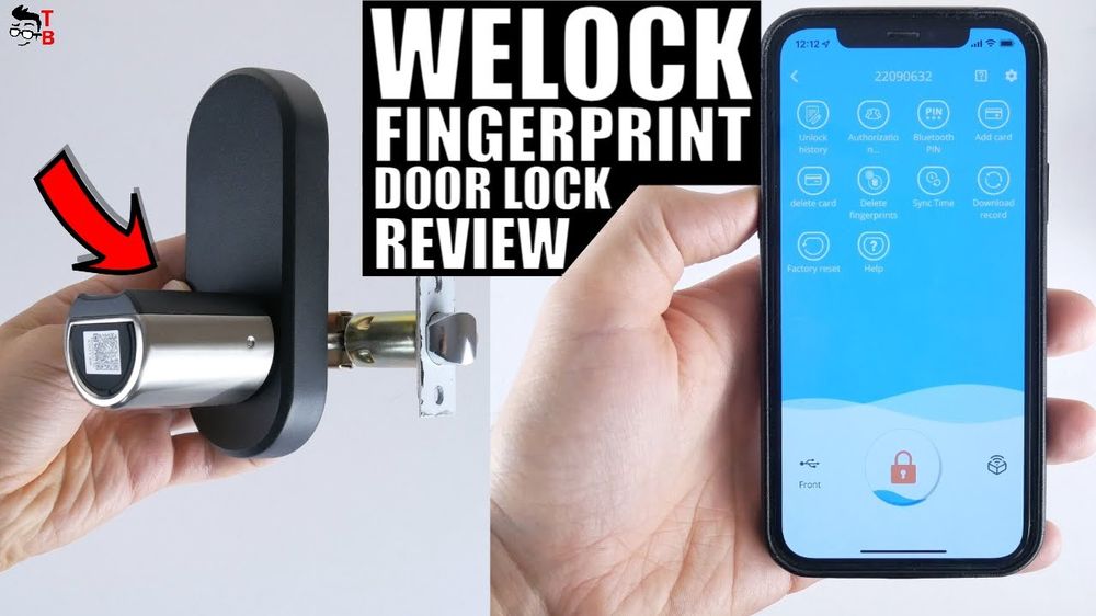 Smart Door Lock With Fingerprint, RFID Card and App Unclok! Welock Touch43 REVIEW