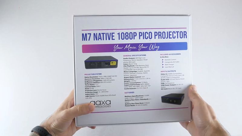 AAXA M7 REVIEW: The Best Image Quality Projector I've Tested This Year!