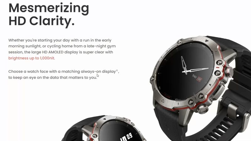 Amazfit Falcon will launch earlier on October 13