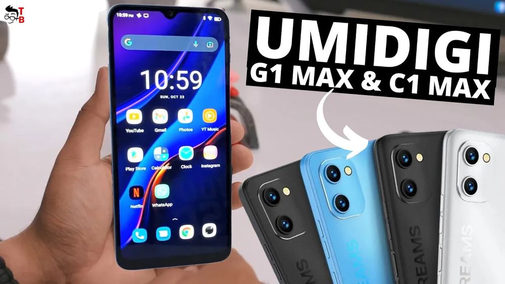 UMIDIGI G1 Max and UMIDIGI C1 Max: Good Budget Smartphones 2022