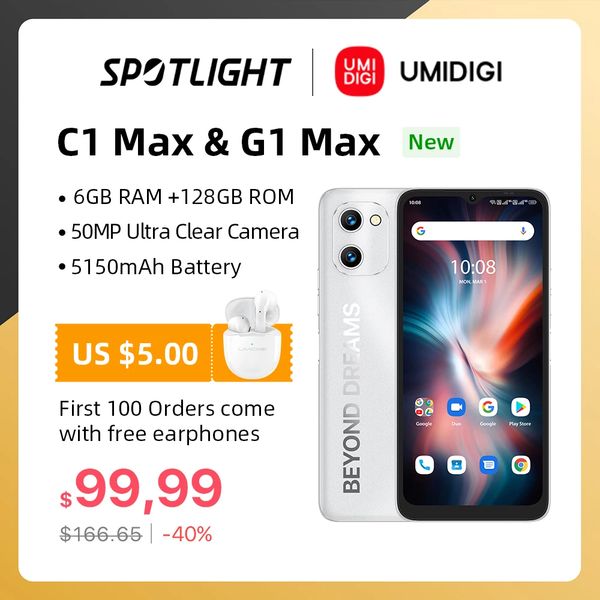 World Premiere, UMIDIGI C1&G1 Max Smartphone - Aliexpress