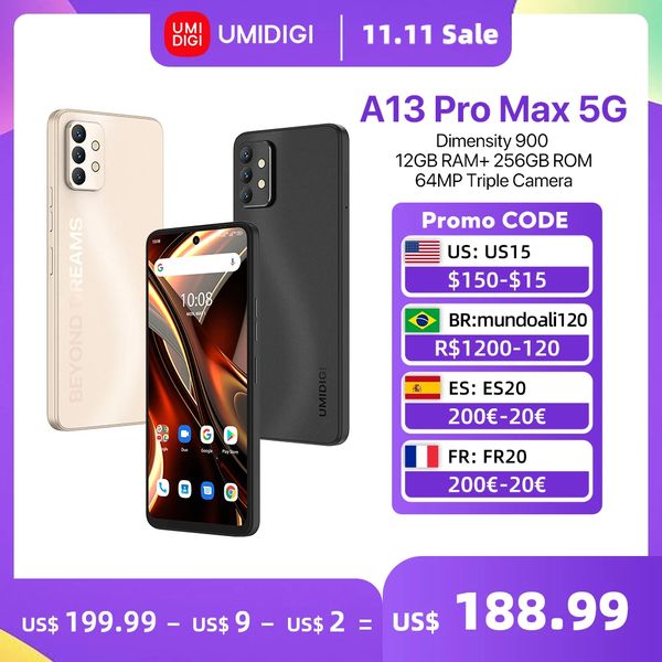 UMIDIGI A13 Pro Max 5G Smartphone - World Premiere - Aliexpress