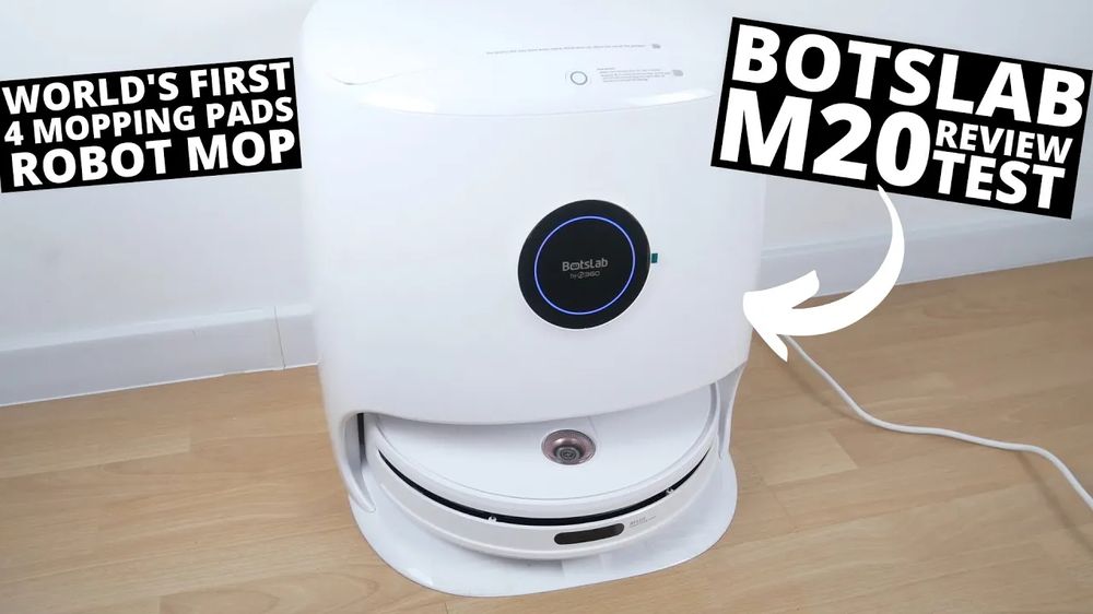 A Robot Mop Doesn't Replace A Robot Vacuum Cleaner! Botslab M20 REVIEW