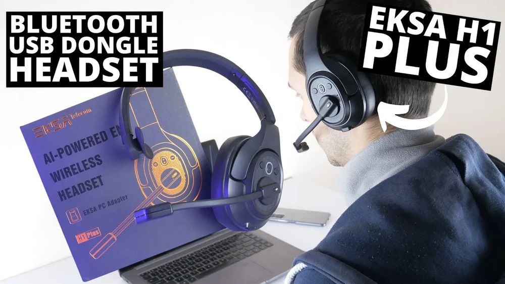 Wireless Headset For High Quality Calls! EKSA H1 Plus REVIEW