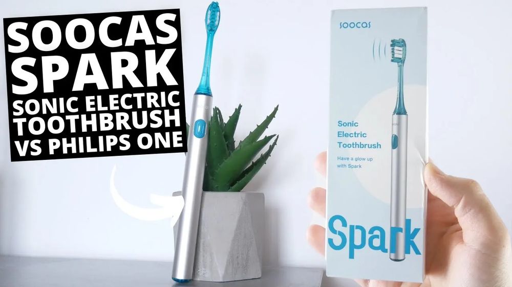 Slim and Beautiful Electric Toothbrush Under $50! Soocas Spark REVIEW