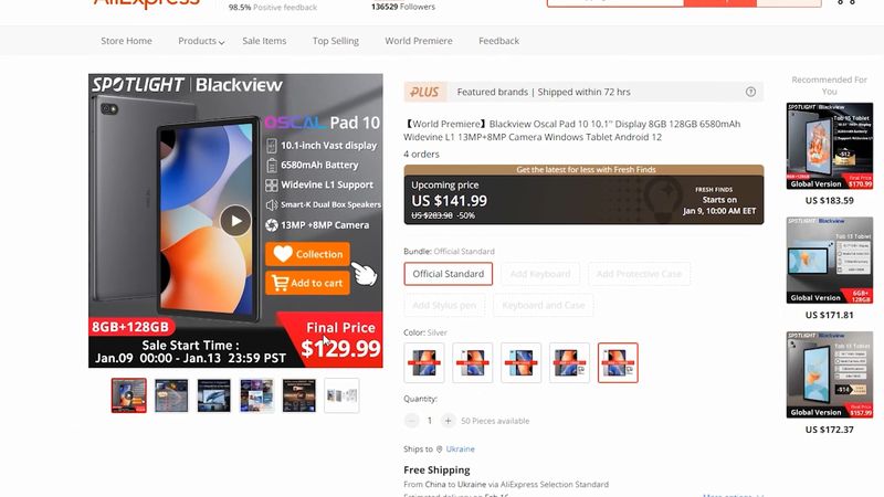 Oscal Pad 10 and Blackview Tab 15: Choosing 4G LTE Tablet Under $150 In 2023!