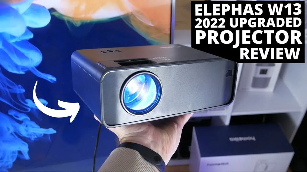 ELEPHAS W13 2022 Upgraded Wi-Fi Projector REVIEW