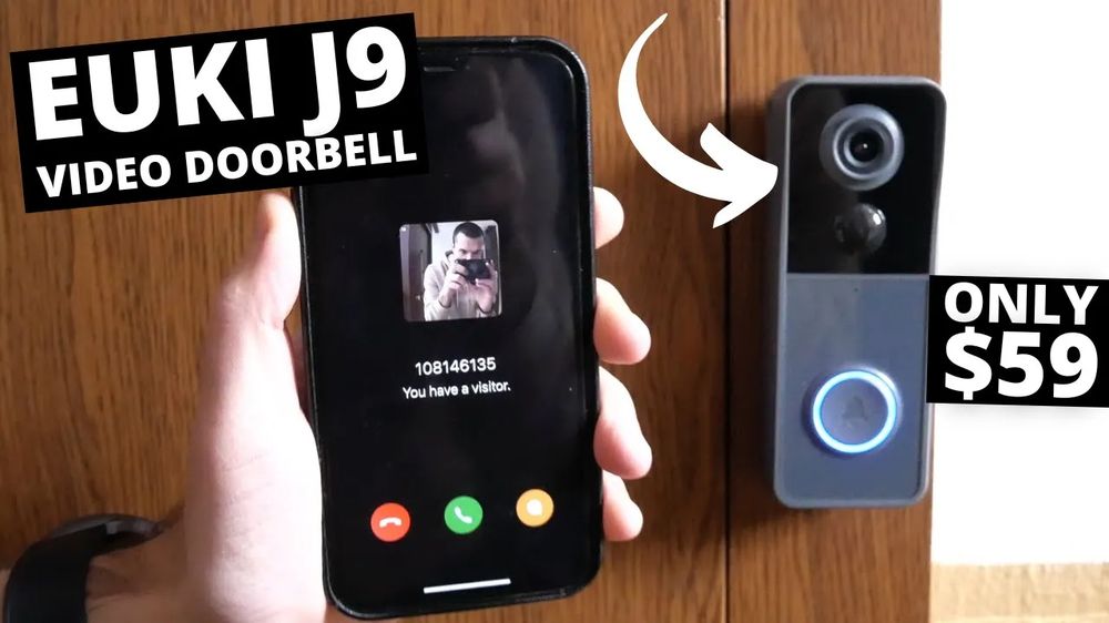 Only $50 Wi-Fi Doorbell Camera 2023! EUKI J9 REVIEW