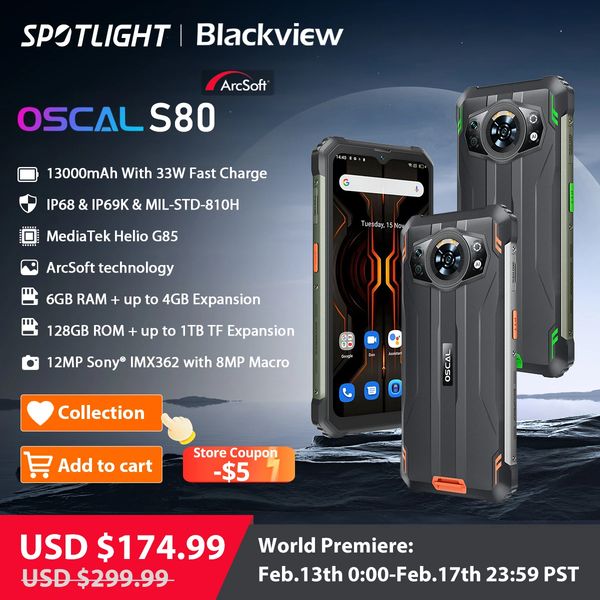 Blackview Oscal S80 Rugged Phone - Aliexpress