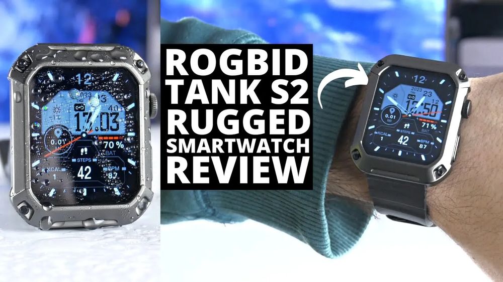 Brutal Men's Smartwatch 2023! Rogbid Tank S2 REVIEW