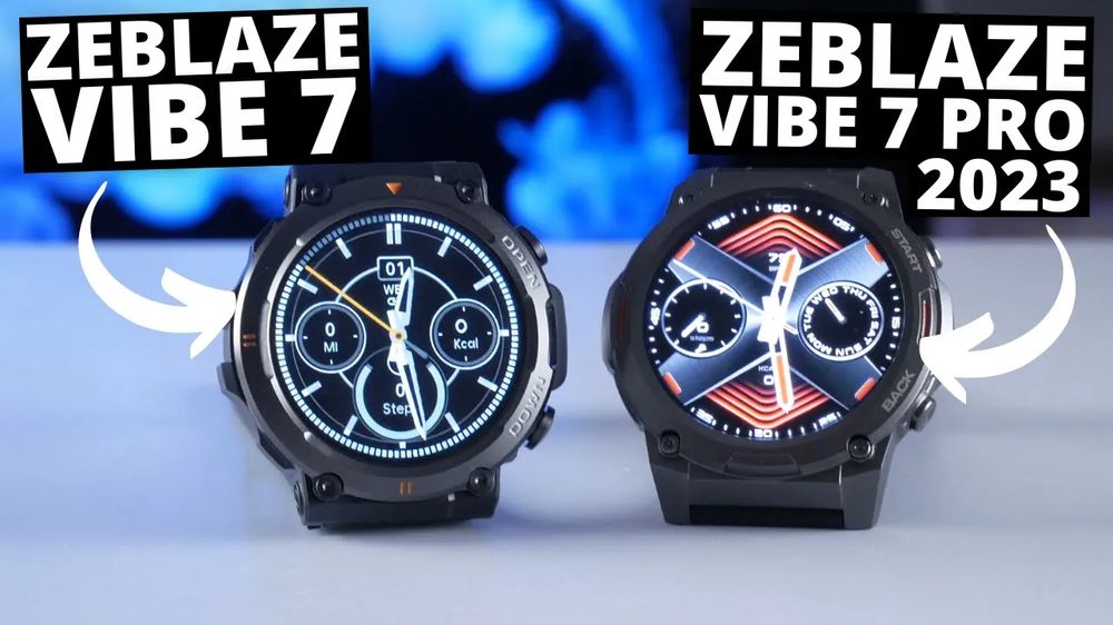 Zeblaze Vibe 7 vs Vibe 7 Pro: Is The Pro Version Really Better?