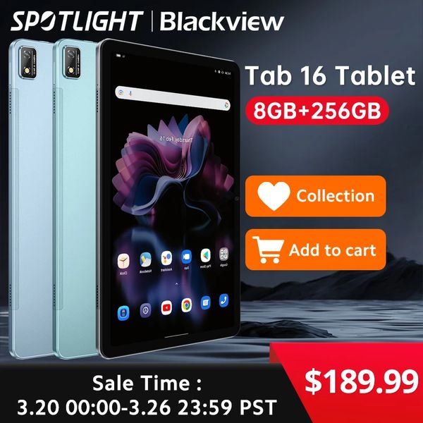 Blackview Tab 16 Tablet - WORLD PREMIERE - Aliexpress - Black Friday Deal