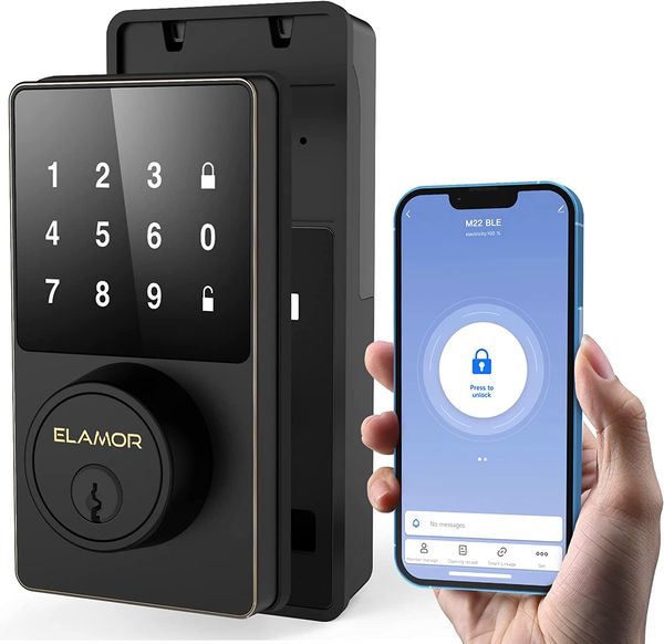ELAMOR M22 Smart Lock with Bluetooth - Amazon