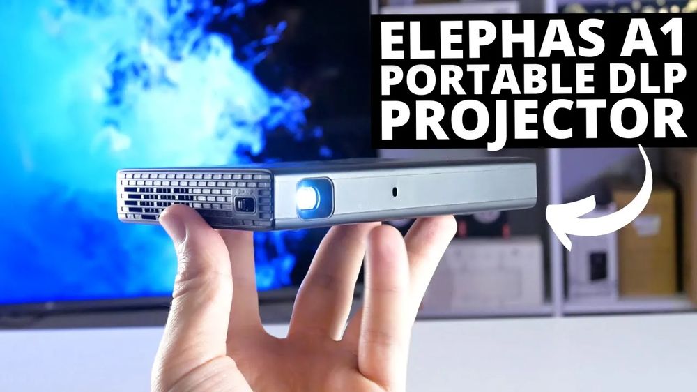 The Most Compact DLP Wi-Fi Projector! Elephas A1 REVIEW