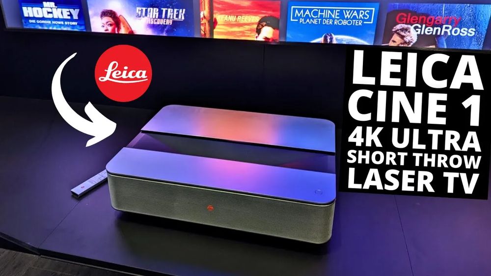 Leica Cine 1: The First Leica Laser TV has 4K and TV Tuner!