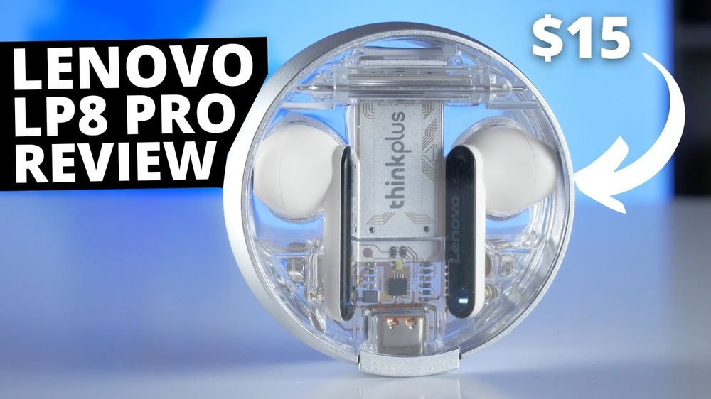 Nothing-Style Earbuds Under $20! Lenovo LP8 Pro REVIEW