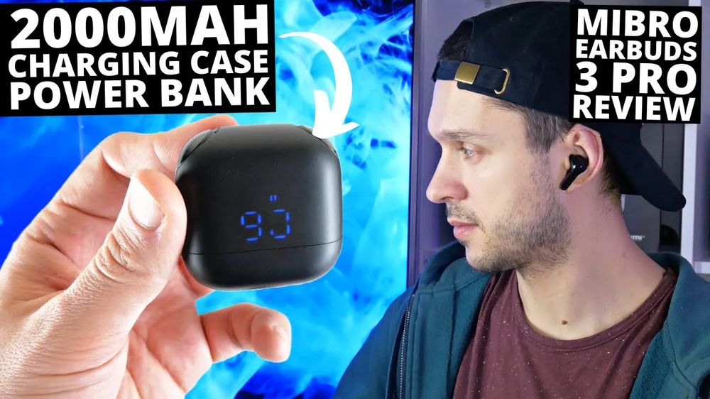 2000mAh Charging Case and Power Bank! Mibro Earbuds 3 Pro REVIEW