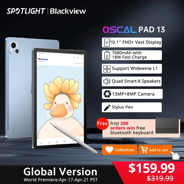 Blackview Oscal Pad 13 Tablet - World Premiere- Aliexpress