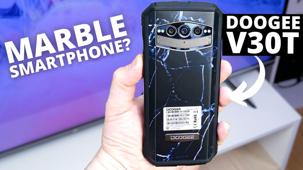 Doogee V30T: Beautiful Marble Rugged Smartphone 2023!