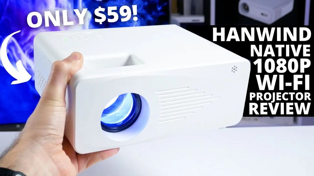 Why Is This 1080P Wi-Fi Projector Only $59? Hanwind Projector REVIEW
