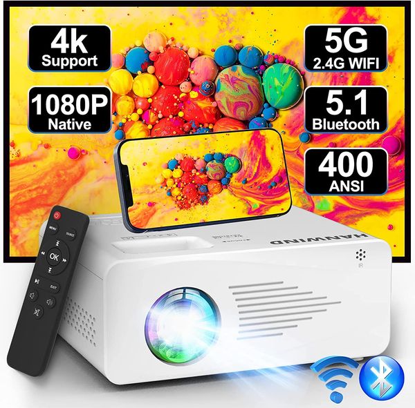 HANWIND Native 1080P Projector - US Amazon