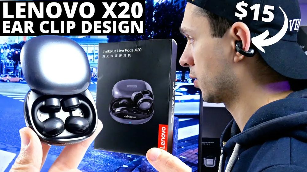 Ear Clip Headphones Much More Comfortable! Lenovo X20 REVIEW