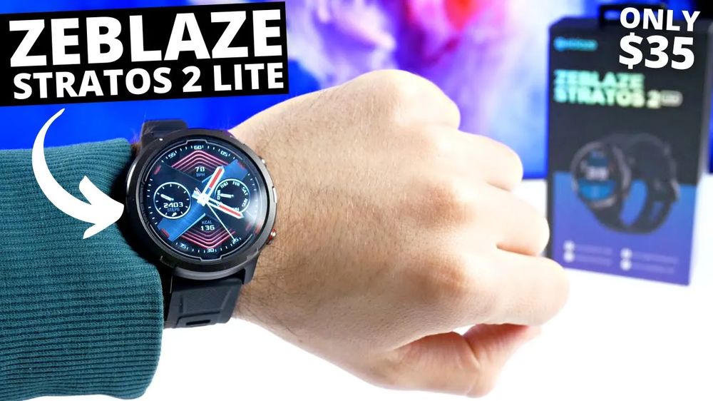 Is $35 GPS Smartwatch Any Good? Zeblaze Stratos 2 Lite REVIEW