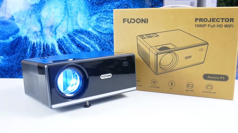 FUDONI Aurora P3 REVIEW: Budget Projector For A Stylish Interior!