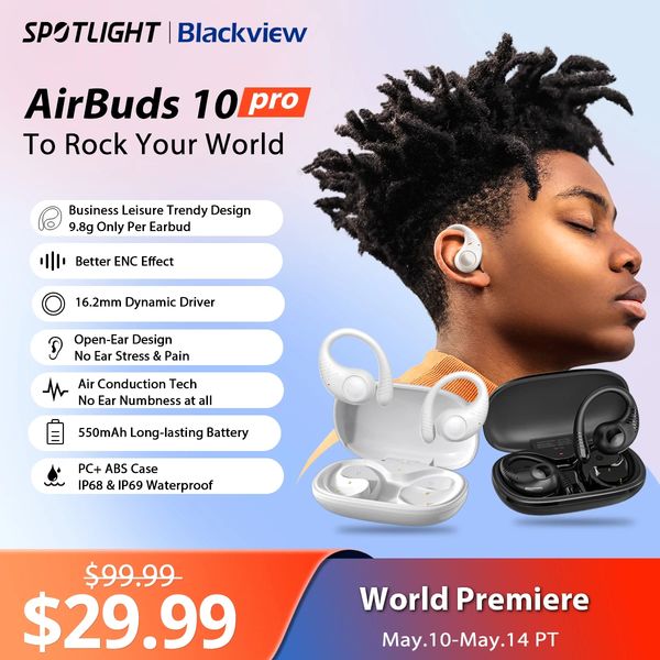 Blackview AirBuds 10 Pro Open Ear Headset - Aliexpress