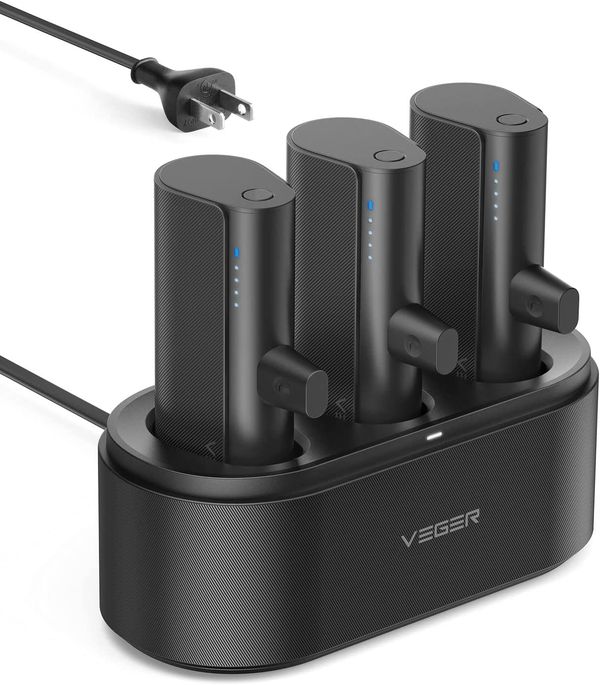 VEGER Charging Station Dock with 3 Powerbanks Kit for Android - 20% OFF - Amazon