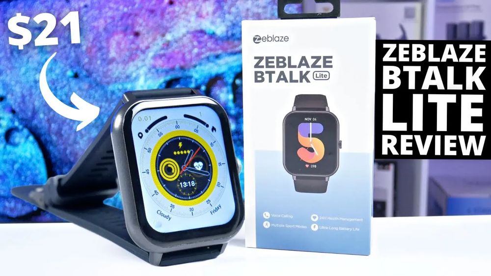 Only $21 Bluetooth Calling Smartwatch 2023! Zeblaze BTalk Lite REVIEW
