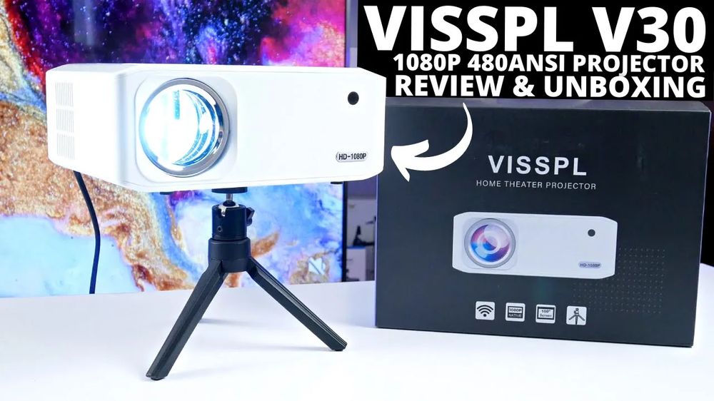 A New Game Changer Among Budget Projectors on Amazon! VISSPL V30 REVIEW