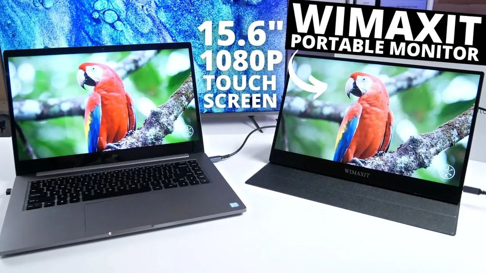 Portable Monitor Is A Must-Have For Remote Work! WIMAXIT M1560CT3 REVIEW
