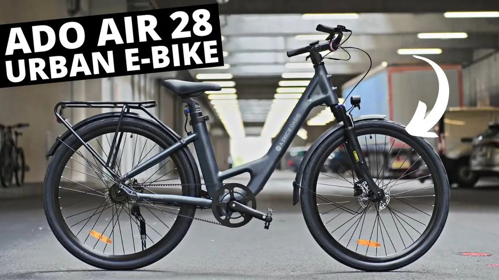 ADO Air 28: Commuter E-Bike with 100KM Range!