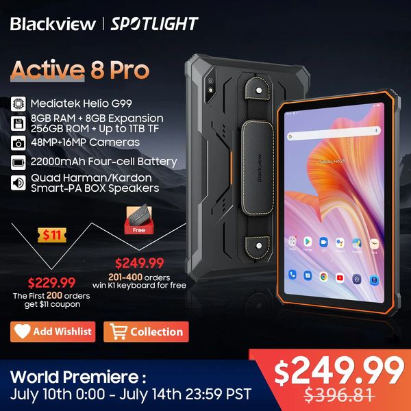 Blackview Active 8 Pro Rugged Tablet - Aliexpress