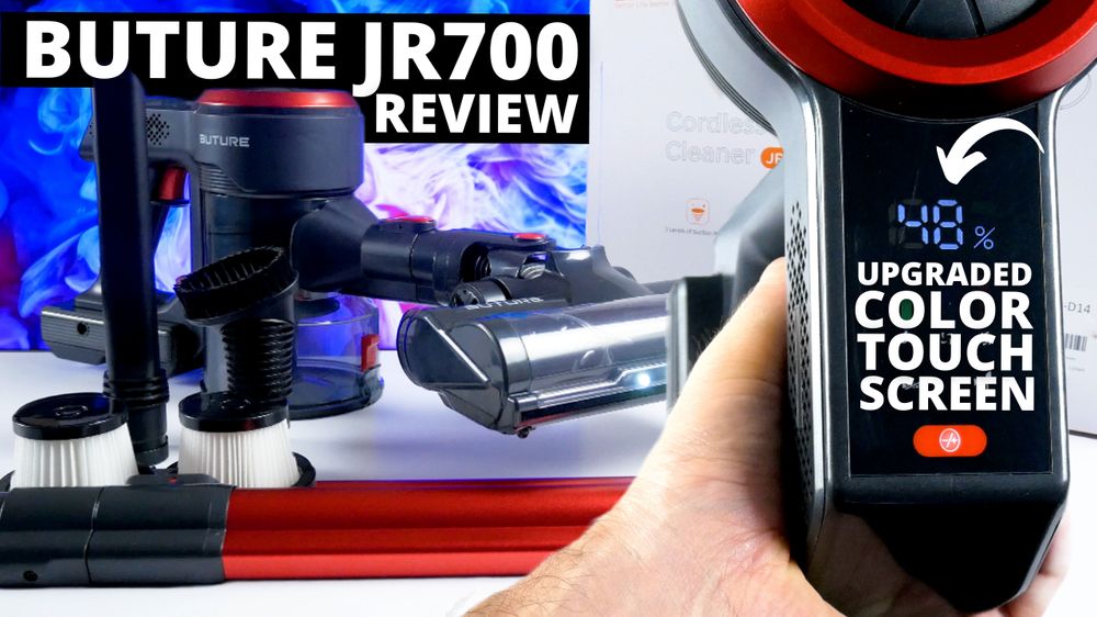 The Most Powerful Among Budget Cordless Vacuum Cleaners! BuTure JR700 REVIEW