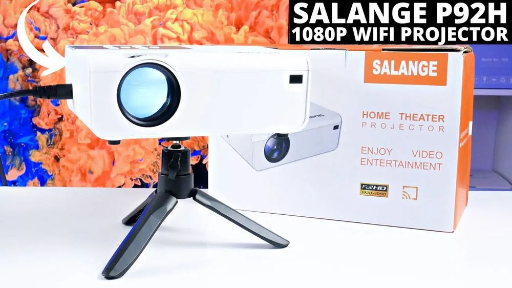 Budget Home Theater Projector With 100" Screen! Salange P92H REVIEW