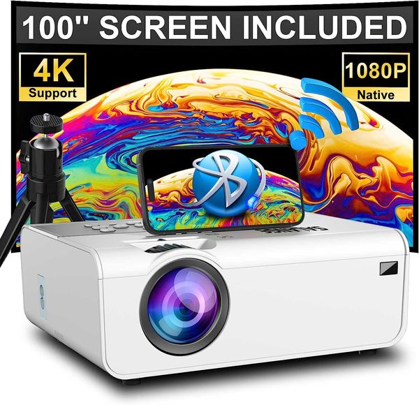 Salange 5G Native 1080P Projector 4K Support - Amazon