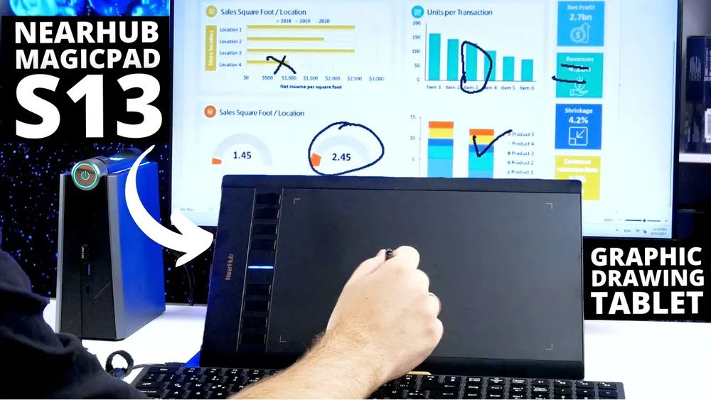 Is This A Good Graphic Drawing Tablet For Beginners? NearHub MagicPad S13 REVIEW