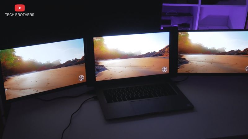 The LARGEST But Still PORTABLE Triple Monitor! FQQ S20 REVIEW