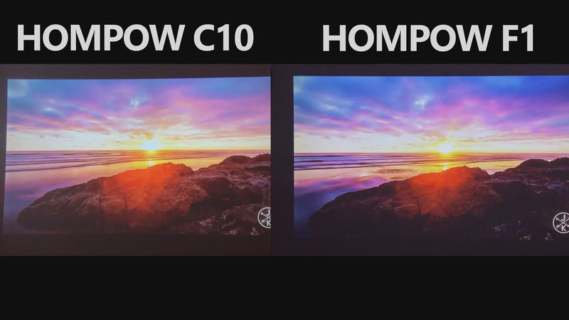 HOMPOW F1 REVIEW: The Whole Truth About The $100 Projector Of 2023!