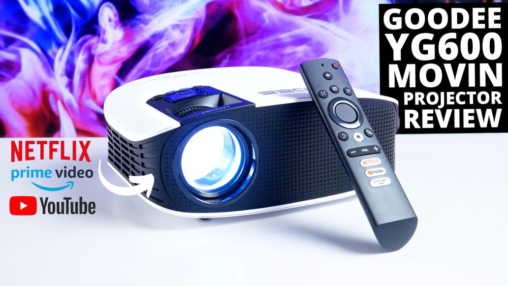 This Projector Is Certified By Netflix and Prime Video! GooDee YG600-Movin REVIEW