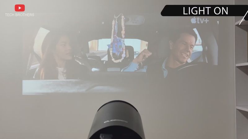 Clokowe T08 HY300 REVIEW: 180 Degree Rotating Ceiling Projector!