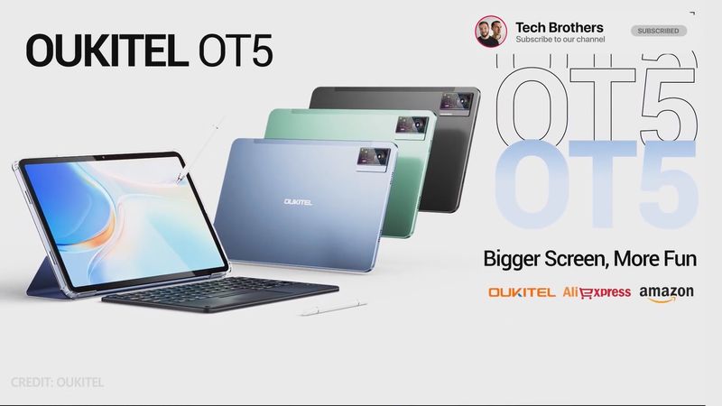 Tablets Are Getting Bigger and Better! Oukitel OT5 PREVIEW