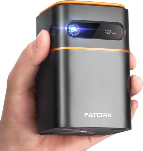 FATORK Mini Projector, 5G WiFi 6 Bluetooth Short Throw Projector - Amazon