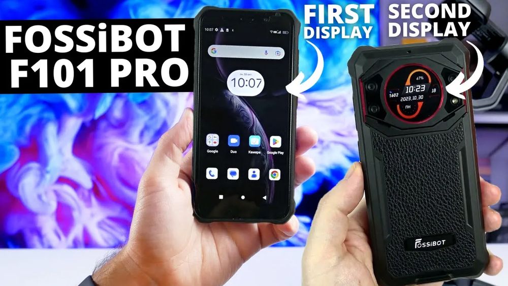 FOSSiBOT F101 Pro: The Cheapest Dual Screen Rugged Smartphone!