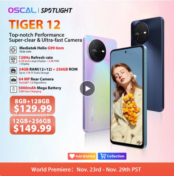 OSCAL TIGER 12 Smartphone - Aliexpress