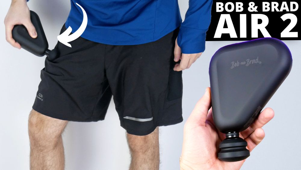 Compact and Ergonomic Massage Gun! Bob and Brad Air 2 REVIEW